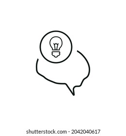 Idea making icon, vector Idea making icon, vector illustration