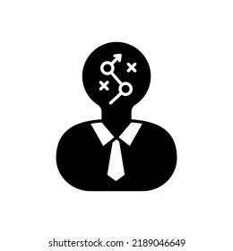 Idea Making Strategy icon in vector. Logotype