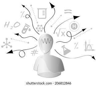 Idea Man Science - Illustration