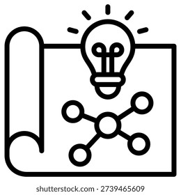 Idea Mapping Icon Element For Design