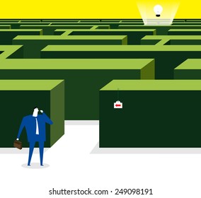 La idea en medio del laberinto