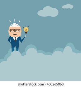 Idea with money from business man