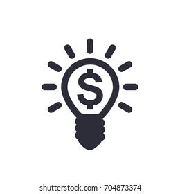 Idea is money icon
