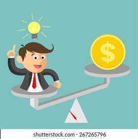 idea more than money or idea make success