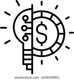 Ideia de novo Vetor de design de ícone criativo