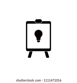 idea on canvas icon. Element of education icon for mobile concept and web apps. Detailed idea on canvas icon can be used for web and mobile. Premium icon on white background
