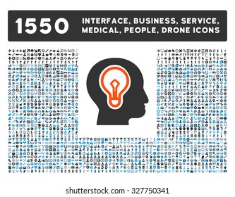 Idea and other web interface, business tools, people poses, medical service vector icons. Style is flat symbols, bicolored, rounded angles, white background.