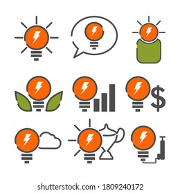 Idea Perfect Vector Icons for Web Graphics and Apps. Simple Minimal Pictogram