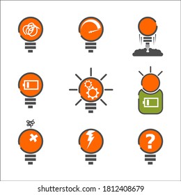 Idea Perfect Vector Icons for Web Graphics and Apps. Simple Minimal Pictogram