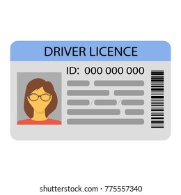 
The idea of personal identity. ID card, identification card, drivers license, identity verification, person data. Modern vector illustration in a flat style.