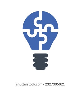 Icono de piezas de ideas, Gráficos vectores