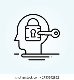 idea protection vector icon style illustration. EPS 10