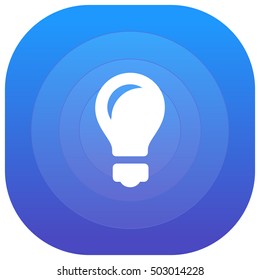 Idea Purple - blue circular UI/UX App Icon / Logo Design