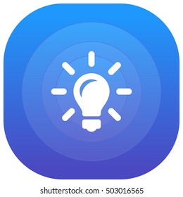 Idea Purple - blue circular UI/UX App Icon / Logo Design