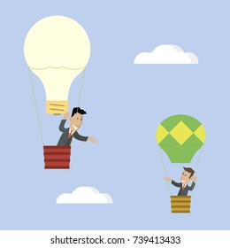 idea raises businessman