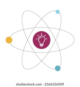 idea and realization neural network color icon vector. idea and realization neural network sign. isolated symbol illustration