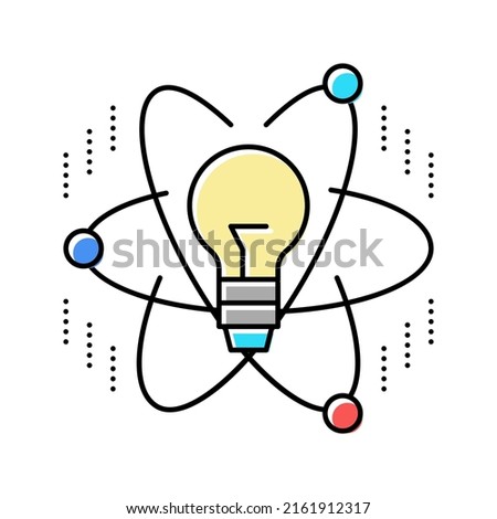 idea and realization neural network color icon vector. idea and realization neural network sign. isolated symbol illustration