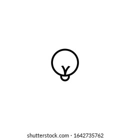 Idea. School Icon Set. Minimalist and Unique Outline Style. Editable Vector.