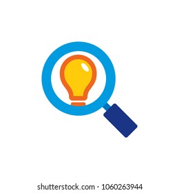 Idea Search Logo Icon Design