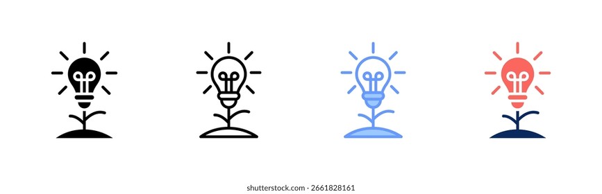 Idea Seeds icon set multiple style collection