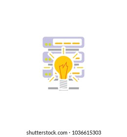 Idea Server Logo Icon Design