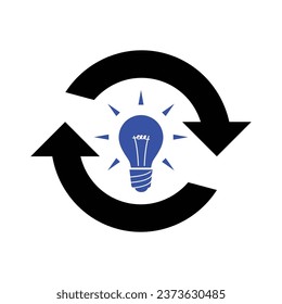 Idea Sharing Icon, Vector graphics