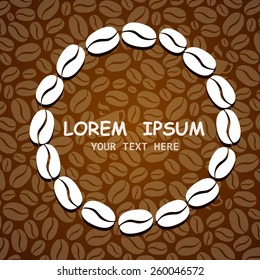 idea for a sign -cafe. vector