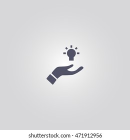 idea sign. icon design