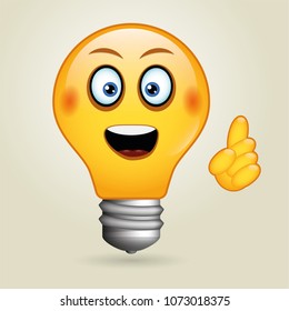 Having Idea Vector Emoticon Stock Vector (Royalty Free) 2102069443