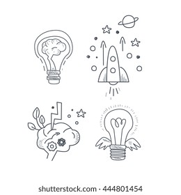 Idea Symbolic Icon Set