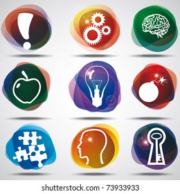 Idea Symbols Set.