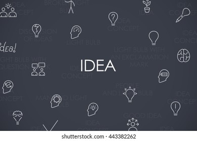 Idea Thin Line Icons
