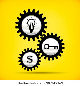 Idea vector. Business concept.Infographic template.Icon set.Vector abstract background.
Vector Illustration with place for your text.
Modern Design template