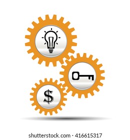 Idea vector. Business concept.Infographic template.Icon set.Vector abstract background.Vector Illustration with place for your text.Modern Design template