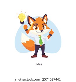 Idea vector character illustration. EPS 10 File