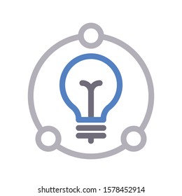 idea vector color line icon 
