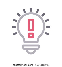 idea vector color line icon 