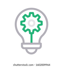 idea vector color line icon 