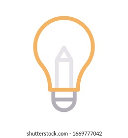 idea vector color line icon 