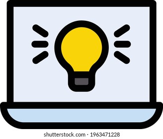 idea vector color line icon