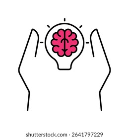 Idea Vector Filled outline illustration style icon. EPS 10 file