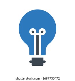 icono de color de glifo vectorial idea 