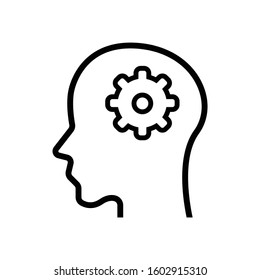 idea vector glyph flat icon