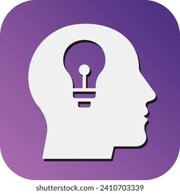Idea Vector Glyph Gradient Background Icon For Personal And Commercial Use.
