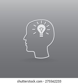 Idea vector icon 