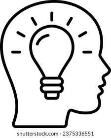 Idea vector icon. Can be used for printing, mobile and web applications.