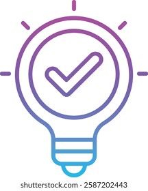 Idea vector icon. Can be used for printing, mobile and web applications.