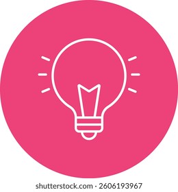 Idea vector icon. Can be used for printing, mobile and web applications.