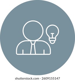 Idea vector icon. Can be used for printing, mobile and web applications.