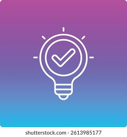 Idea vector icon. Can be used for printing, mobile and web applications.